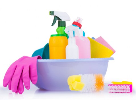 Step-by-step stain treatment process in Feltham